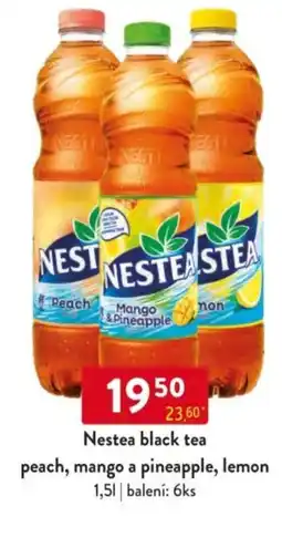 Qanto Nestea black tea peach, mango a pineapple, lemon nabídka