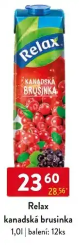 Qanto Relax kanadská brusinka nabídka