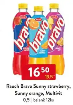 Qanto Rauch Bravo Sunny strawberry, Sunny orange, Multivit nabídka