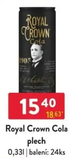Qanto Royal Crown Cola plech nabídka