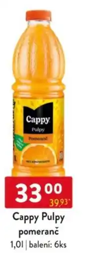 Qanto Cappy Pulpy pomeranč nabídka