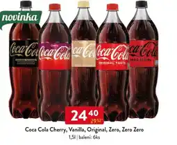 Qanto Coca Cola Cherry, Vanilla, Original, Zero, Zero Zero nabídka
