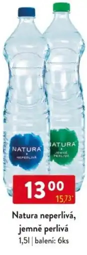 Qanto Natura neperlivá, jemně perlivá nabídka