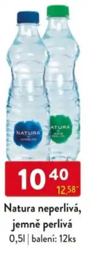 Qanto Natura neperlivá, jemně perlivá nabídka