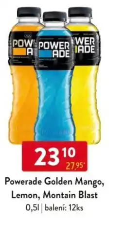 Qanto Powerade Golden Mango, Lemon, Montain Blast nabídka