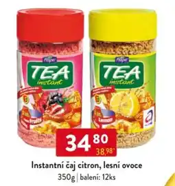 Qanto Instantní čaj citron, lesní ovoce nabídka