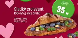 BonVeno Sladký croissant nabídka
