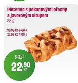 BonVeno Pletenec s pekanovými ořechy a javorovým sirupem nabídka