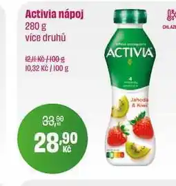BonVeno Activia nápoj nabídka