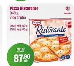 BonVeno Dr. Oetker Pizza Ristorante, vybrané druhy nabídka