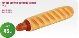 BonVeno Hot dog se sýrem a příchutí slaniny nabídka