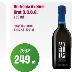 BonVeno Andreola Akelum Brut D. O. C. G nabídka
