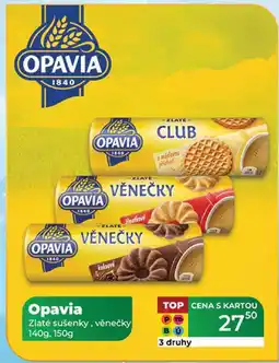Tamda Foods Opavia Zlaté sušenky, věnečky 140g, 150g nabídka
