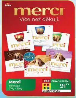 Tamda Foods Merci čokoláda 210g - 250g nabídka