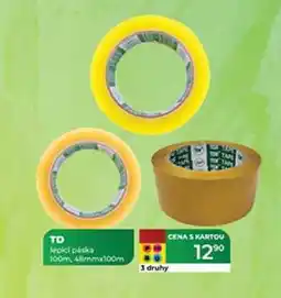 Tamda Foods TD lepicí páska 100m, 48mmx100m nabídka