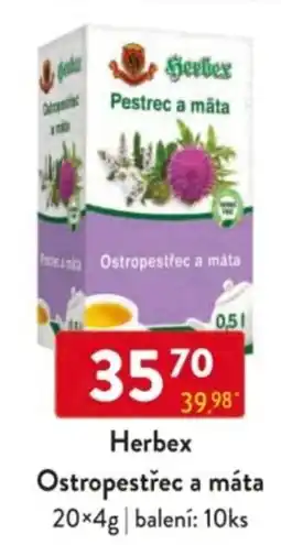 Qanto Herbex Ostropestřec a máta nabídka