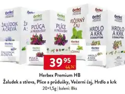 Qanto Herbex Premium HB Žaludek a střeva, Plíce a průdušky, Večerní čaj, Hrdlo a krk nabídka