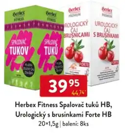 Qanto Herbex Fitness Spalovač tuků HB, Urologický s brusinkami Forte HB nabídka