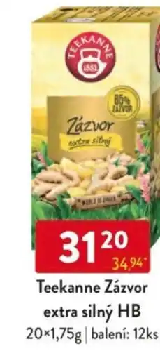 Qanto Teekanne Zázvor extra silný HB nabídka