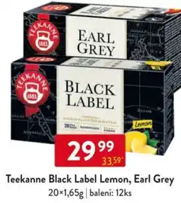 Qanto Teekanne Black Label Lemon, Earl Grey nabídka