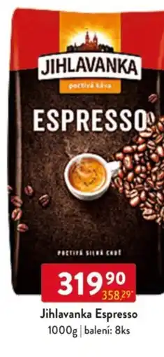 Qanto Jihlavanka Espresso nabídka