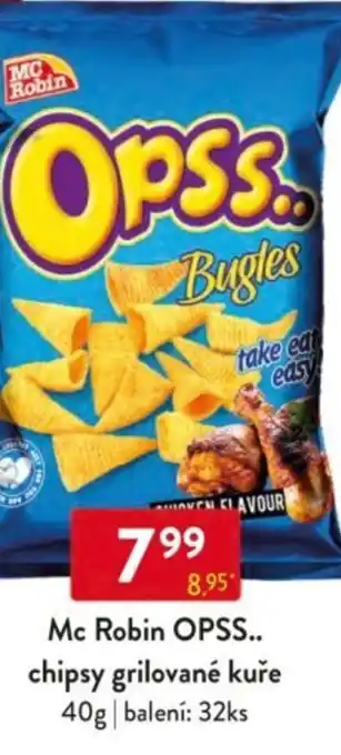 Qanto Mc Robin OPSS.. chipsy grilované kuře nabídka