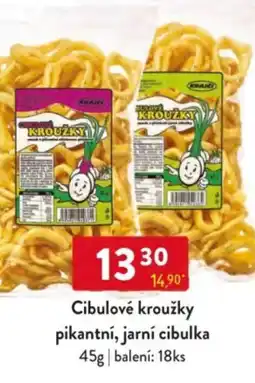 Qanto Cibulové kroužky pikantní, jarní cibulka nabídka