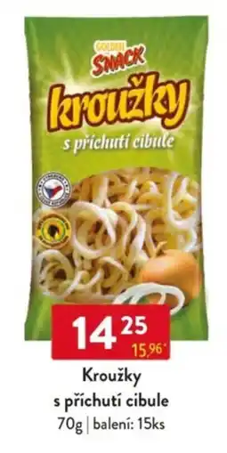 Qanto Kroužky s příchutí cibule nabídka