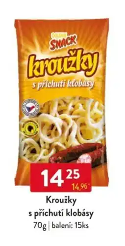 Qanto Kroužky s příchutí klobásy nabídka