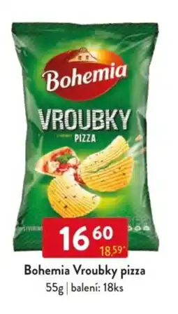 Qanto Bohemia Vroubky pizza nabídka