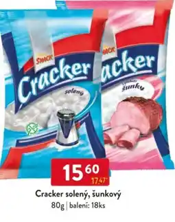 Qanto Cracker solený, šunkový nabídka
