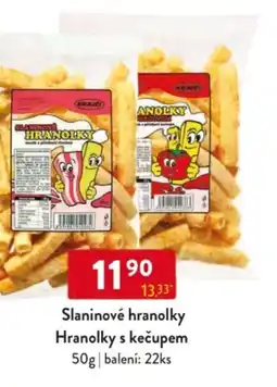 Qanto Slaninové hranolky Hranolky s kečupem nabídka