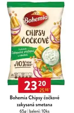 Qanto Bohemia Chipsy čočkové zakysaná smetana nabídka