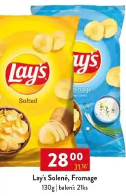 Qanto Lay's Solené, Fromage nabídka