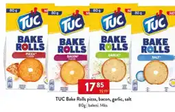 Qanto TUC Bake Rolls pizza, bacon, garlic, salt nabídka