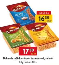 Qanto Bohemia tyčinky sýrové, bramborové, solené nabídka