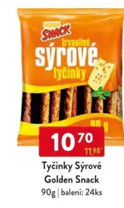 Qanto Tyčinky Sýrové Golden Snack nabídka