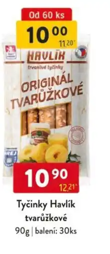 Qanto Tyčinky Havlík tvarůžkové nabídka