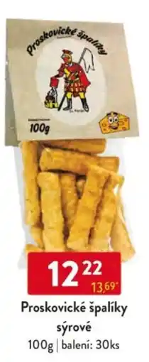 Qanto Proskovické špalíky sýrové nabídka