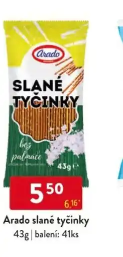 Qanto Arado slané tyčinky nabídka