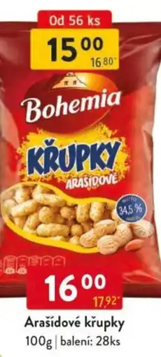 Qanto Bohemia Arašídové křupky nabídka