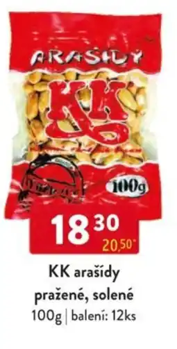 Qanto KK arašídy pražené, solené nabídka