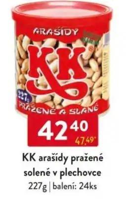 Qanto KK arašídy pražené solené v plechovce nabídka