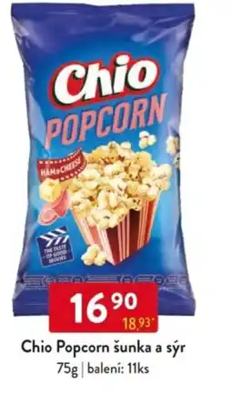 Qanto Chio Popcorn šunka a sýr nabídka
