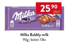 Qanto Milka Bubbly milk nabídka
