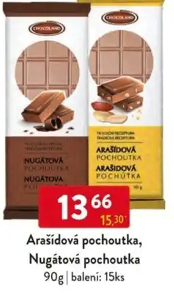 Qanto Arašídová pochoutka, Nugátová pochoutka nabídka