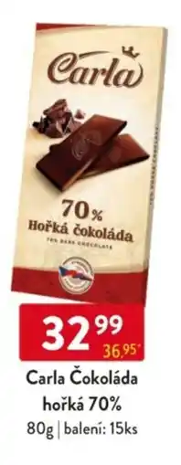 Qanto Carla Čokoláda hořká 70% nabídka