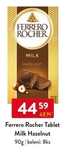 Qanto Ferrero Rocher Tablet Milk Hazelnut nabídka