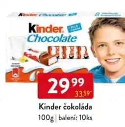 Qanto Kinder čokoláda nabídka