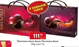 Qanto Cherrissimo classic dezert, Cherrissimo dezert nabídka